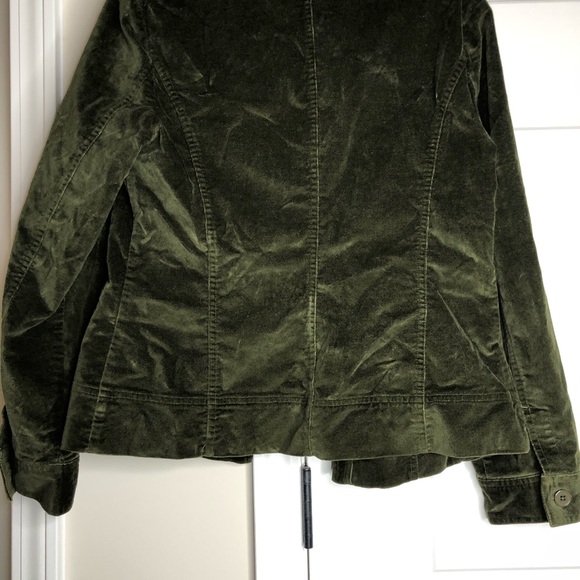 Talbots green button down jacket/blazer size 6 - Picture 4 of 5